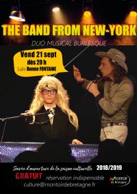 The Band From New York. Le vendredi 21 septembre 2018.  20H00